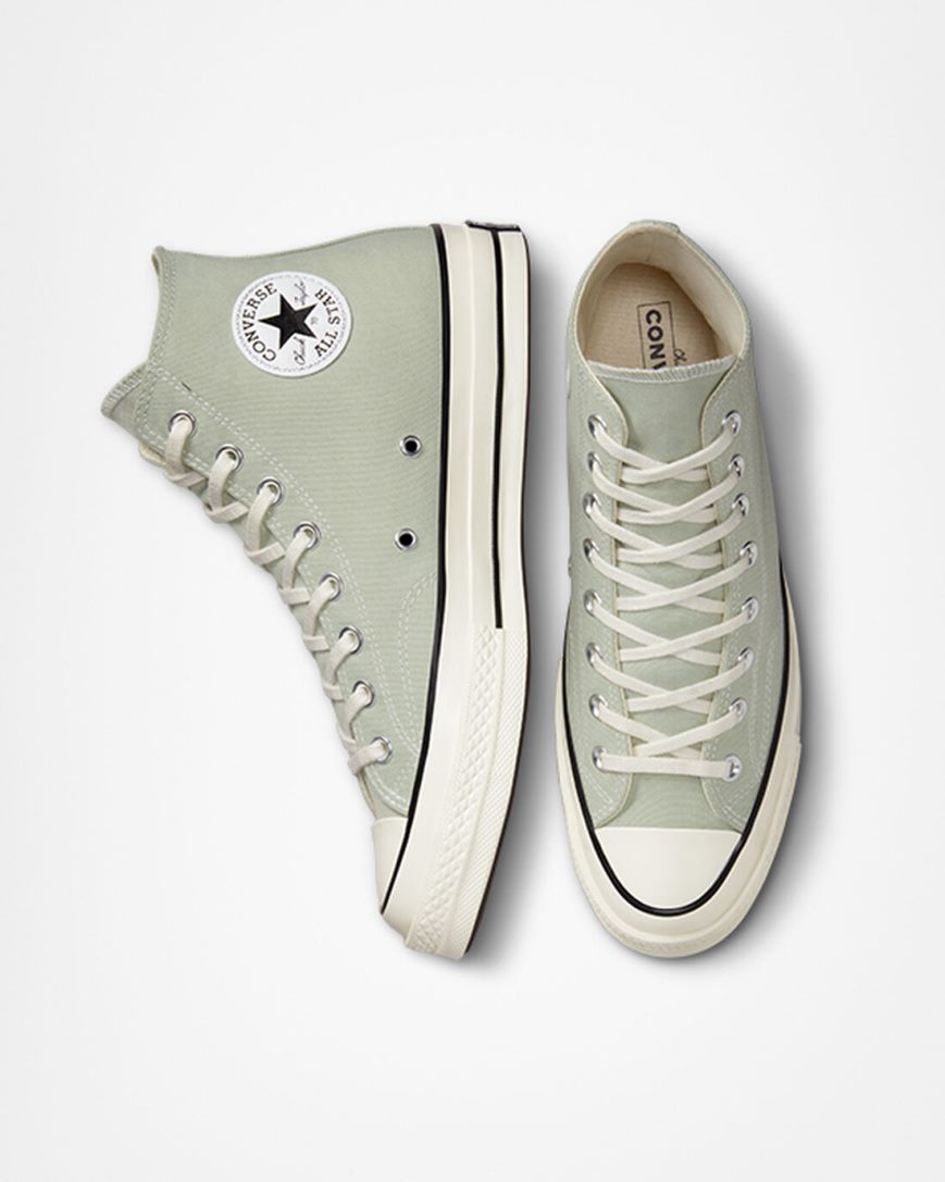 Tenisi Inalti Dama Converse Chuck 70 Vintage Panza Masline Verzi Negrii | RO S13XRG193